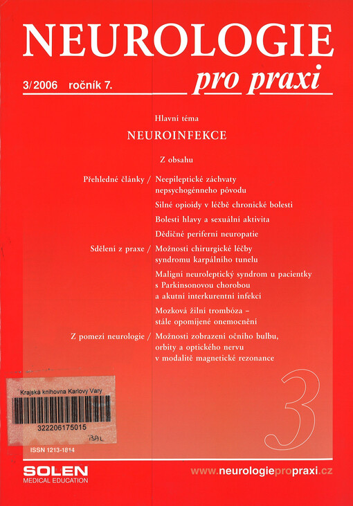 Neurologie pro praxi