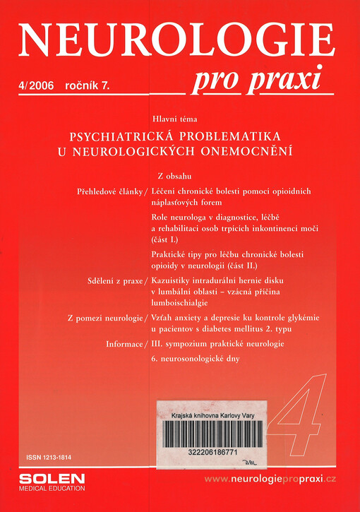 Neurologie pro praxi