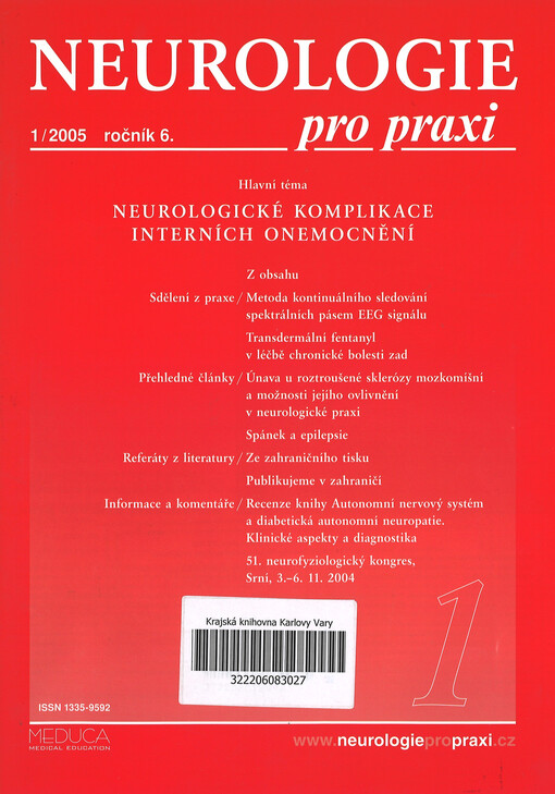 Neurologie pro praxi