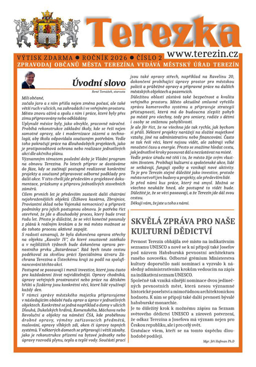 Terezka : zpravodaj občanů města Terezína