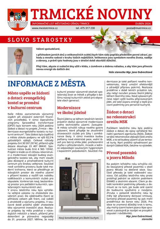 Trmické noviny : informační list městského úřadu Trmice