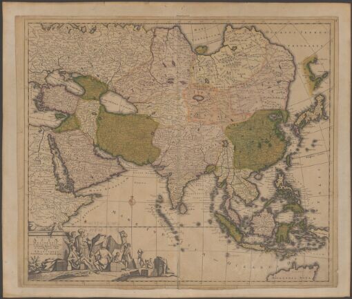EXACTISSIMA ASIAE DELINEATIO IN PRÆCIPUAS REGIONES Cæterasque partes divisa et denuoin lucem