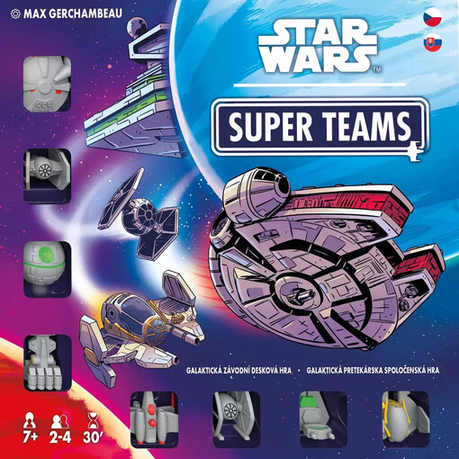 Star Wars. Super Teams : galaktická závodní desková hra = galaktická pretekárska spoločenská hra
