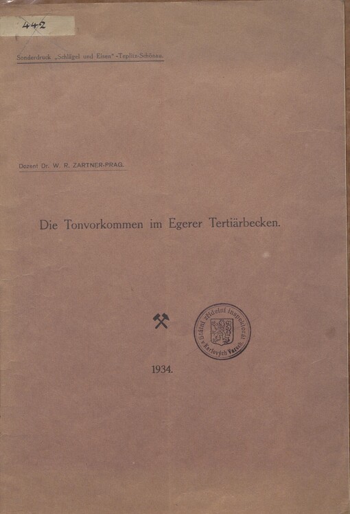 Die Tonvorkommen im Egerer Tertiärbecken