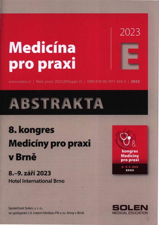 ... kongres medicíny pro praxi v Brně : kongres praktických lékařů ... : abstrakta