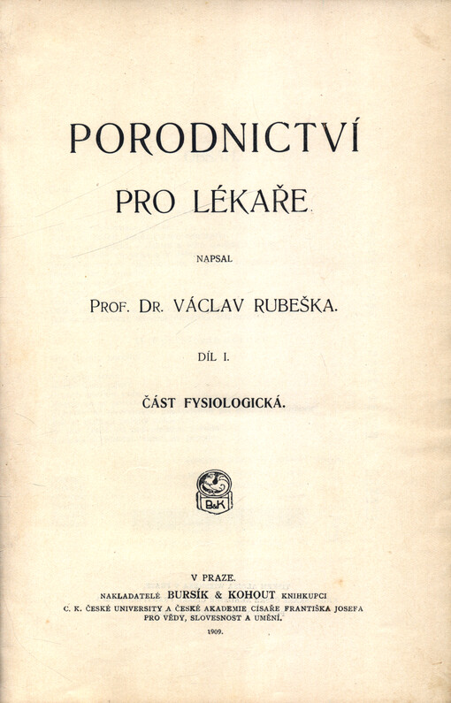 Porodnictví pro lékaře