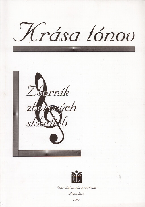 Krása tónov : zborník zborových skladieb