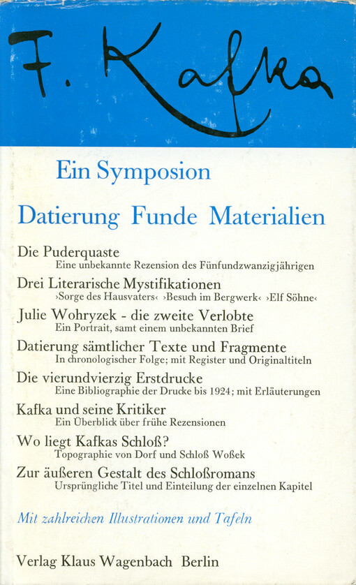 Kafka-Symposion
