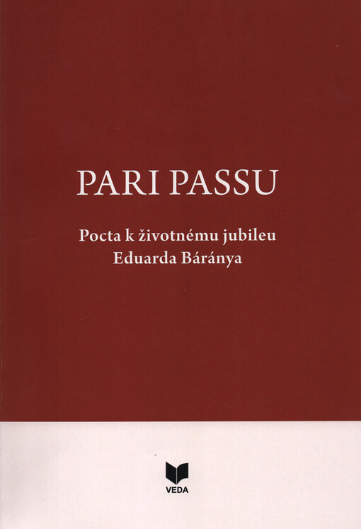 Pari passu : pocta k životnému jubileu Eduarda Báránya