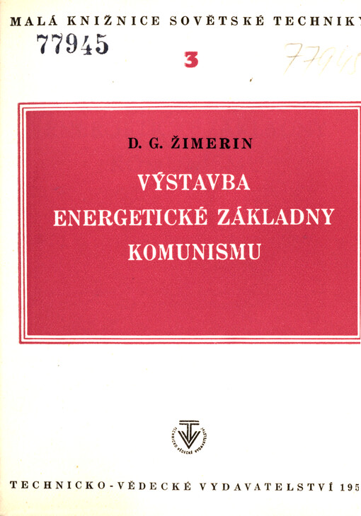 Výstavba energetické základny komunismu