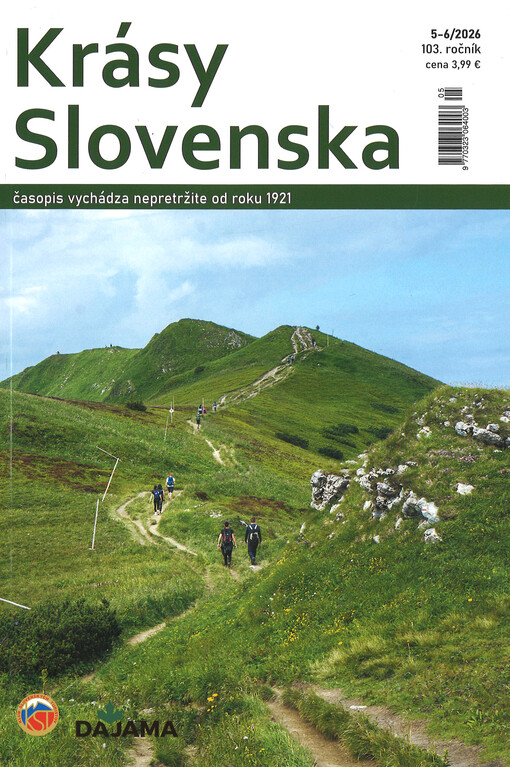 Krásy Slovenska : obrázkový časopis venovaný propagácii prírodných krás a zaujímavosti Slovenska, cestovného ruchu, turistike, horolezectvu, jaskyniarstvu, ochrane prirody a národopisu