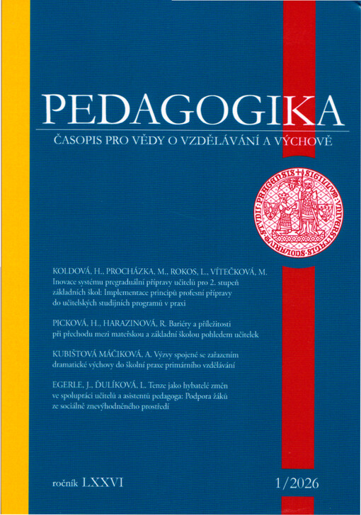 Pedagogika : časopis pro pedagogickou theorii a praxi