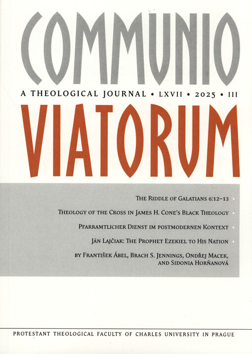 Communio viatorum : a theological journal