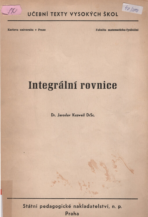 Integrální rovnice