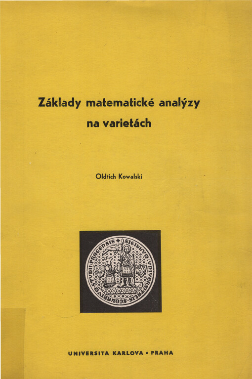 Základy matematické analýzy na varietách