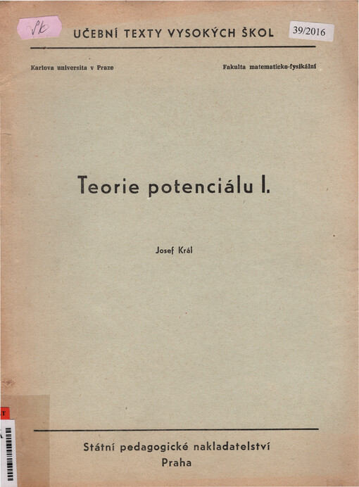 Toerie potencionálu I.