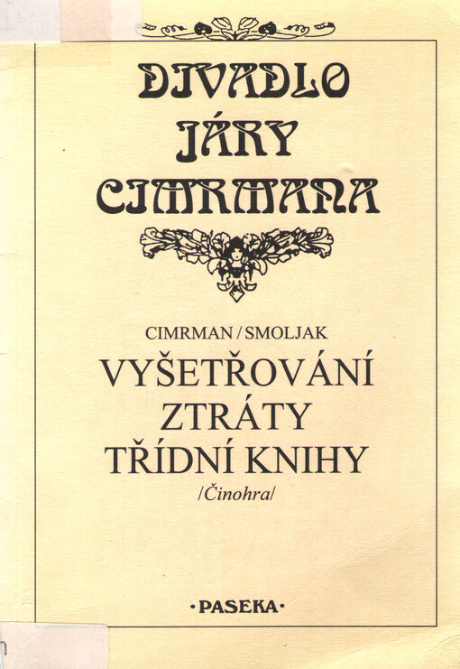 Vyšetřování ztráty třídní knihy
