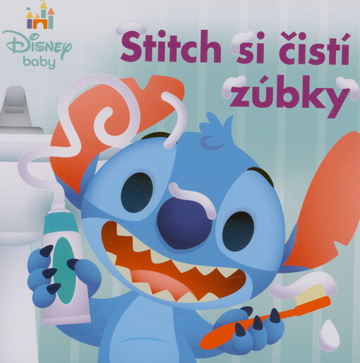 Stitch si čistí zúbky