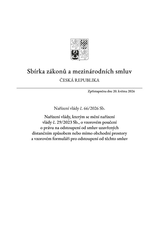 Sbírka zákonů a mezinárodních smluv : Česká republika