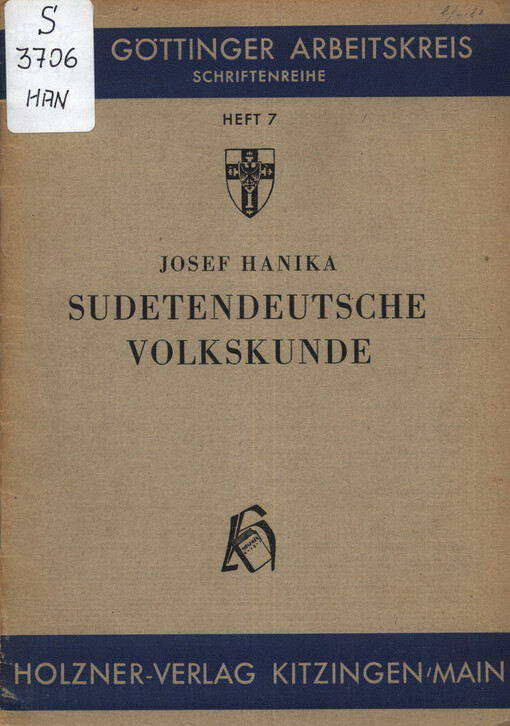 Volkskunde der Sudetendeutschen