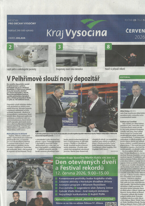 Kraj Vysočina : měsíčník pro občany Vysočiny