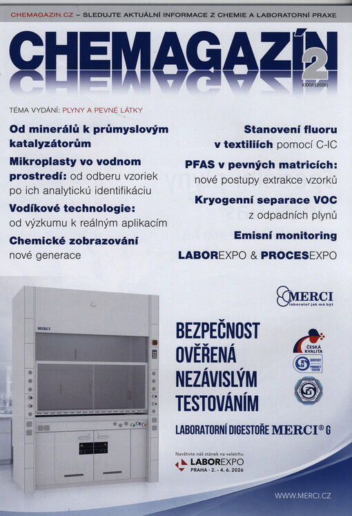 CHEMagazín : časopis pro chemickou praxi : časopis přinášející informace o trhu a vývoji v oblasti chemické praxe
