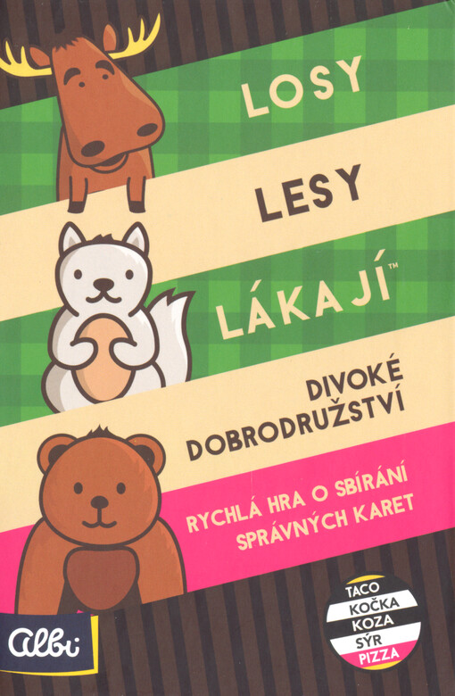 Losy, lesy lákají divoké dobrodružství : rychlá hra o sbírání správných karet