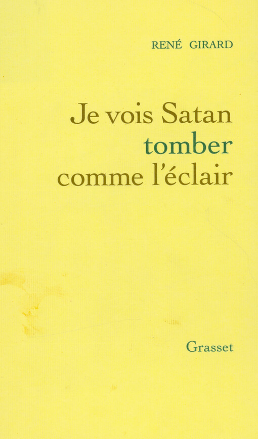 Je vois Satan tomber comme l'éclair
