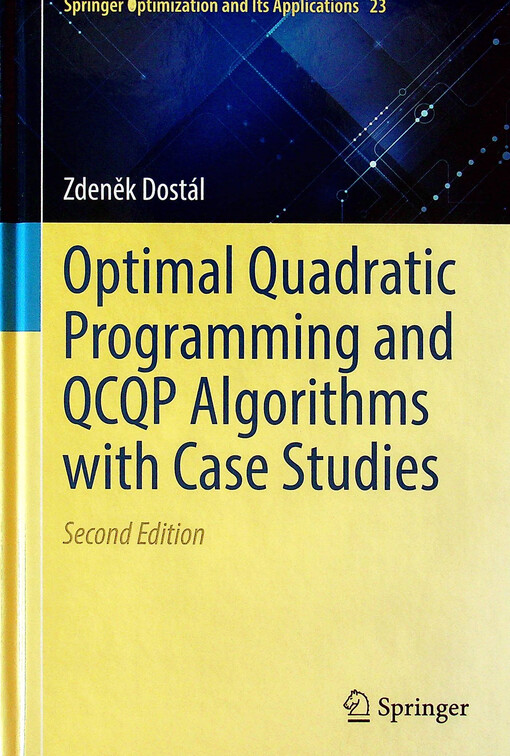 Optimal quadratic programming and QCQP algorithms with case studies