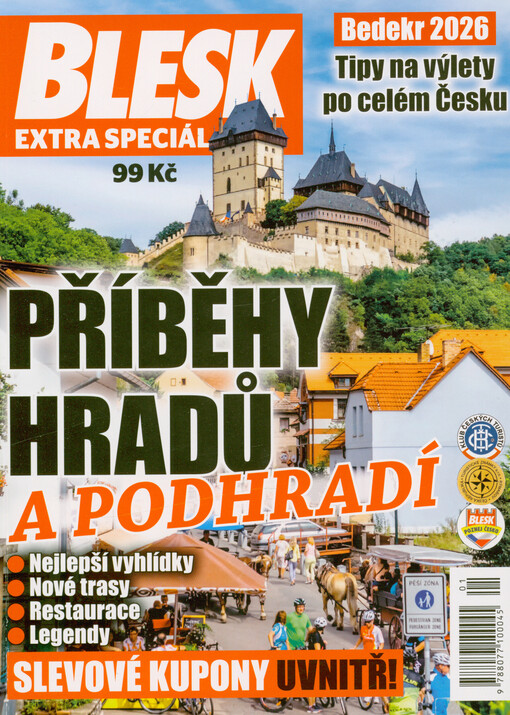 Příběhy hradů a podhradí : bedekr 2026 : tipy na výlety po celém Česku
