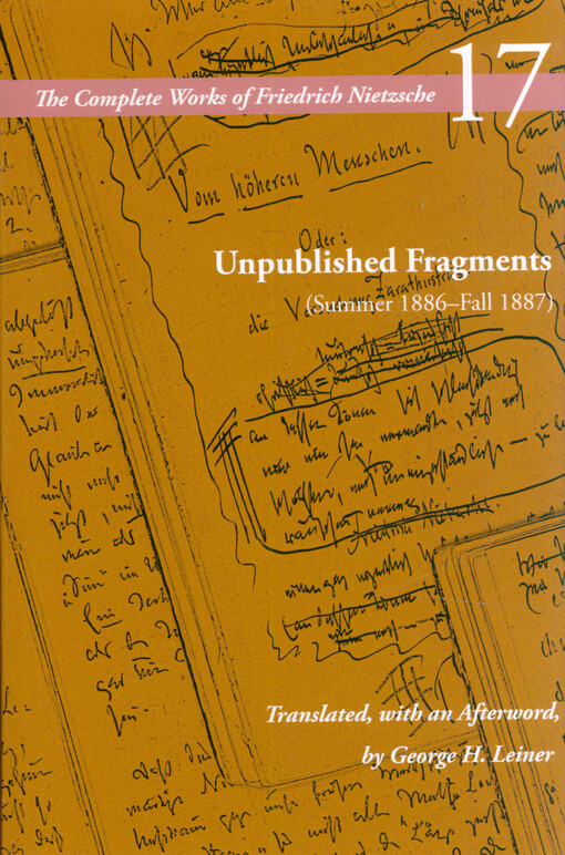Unpublished fragments (summer 1886 - fall 1887)