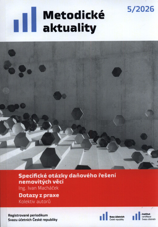 Specifické otázky daňového řešení nemovitých věcí