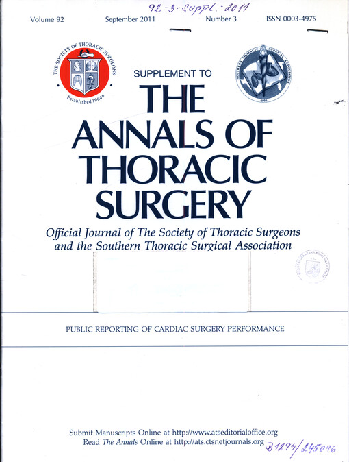 Public reporting of cardiac surgery performance