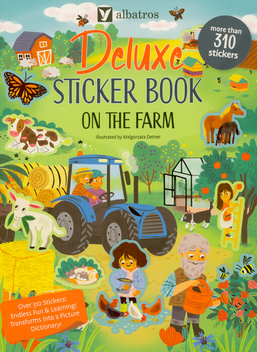 On the farm : deluxe sticker book