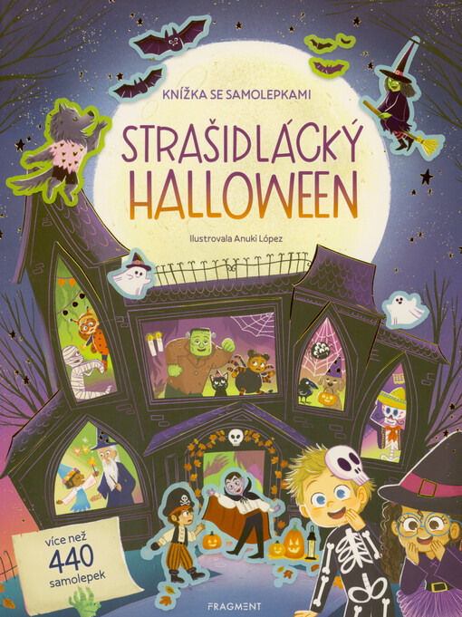 Strašidlácký halloween : knížka se samolepkami