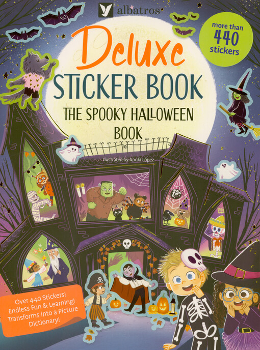 The spooky Halloween book : deluxe sticker book