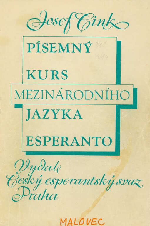 Písemný kurs mezinárodního jazyka esperanto