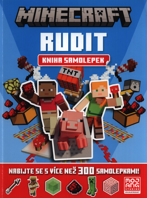 Minecraft : rudit : kniha samolepek