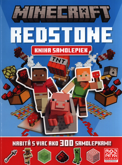 Minecraft : redstone : kniha samolepiek