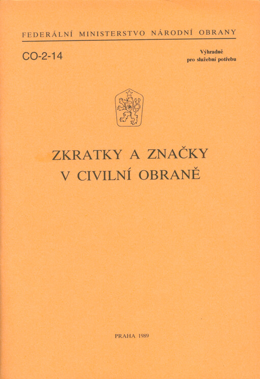 Zkratky a značky v civilní obraně