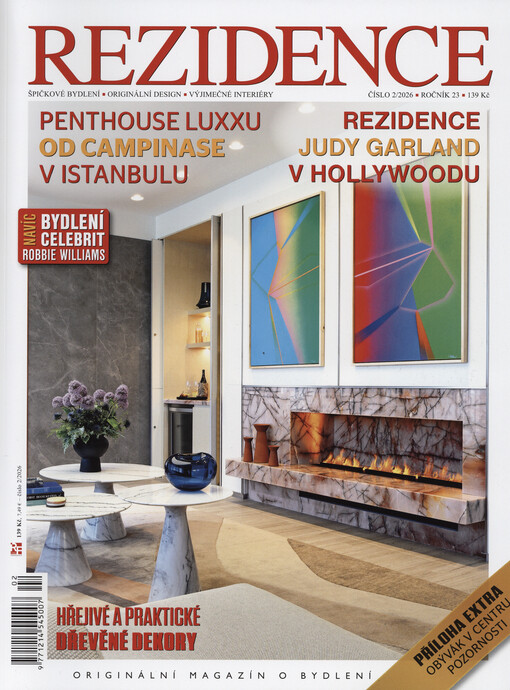 Rezidence : špičkové bydlení, originální design, výjimečné interiéry
