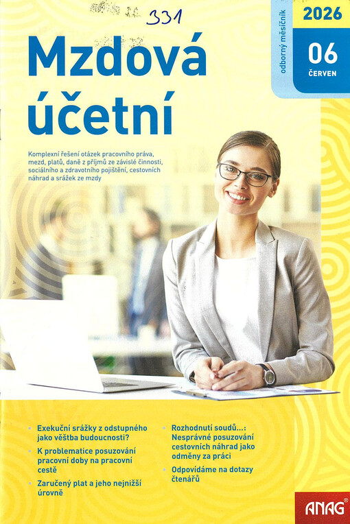 Mzdová účetní : měsíčník pro praxi mzdových účetních