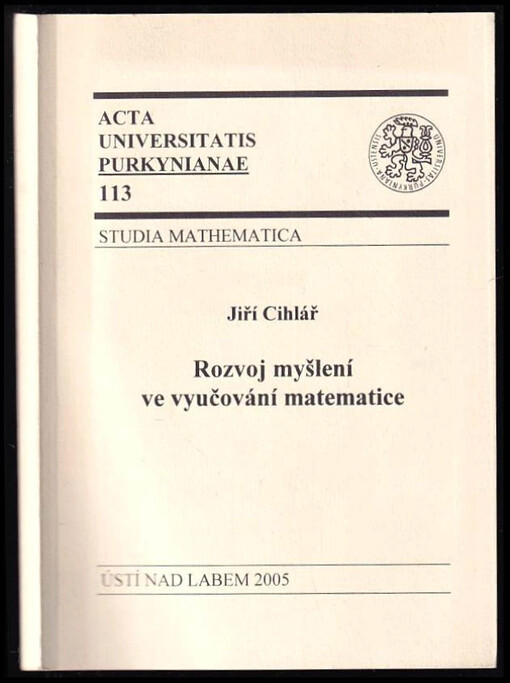 Rozvoj myšlení ve vyučování matematice