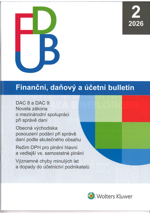 Finanční, daňový a účetní bulletin