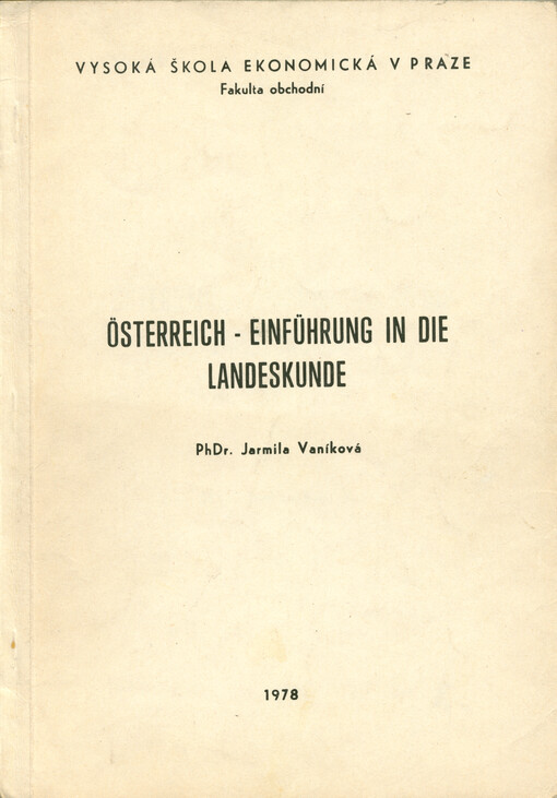 Österreich - Einführung in die Landeskunde