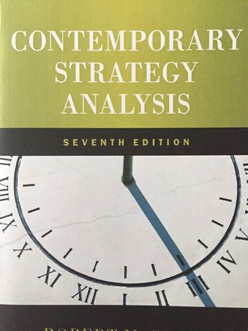 Contemporary strategy analysis