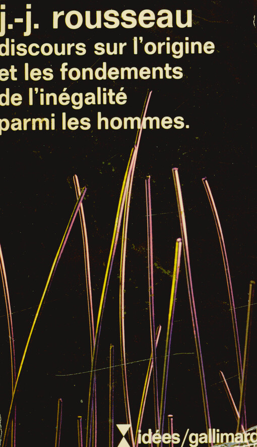 Discours sur l'origine et les fondements de l'inégalité parmi les hommes