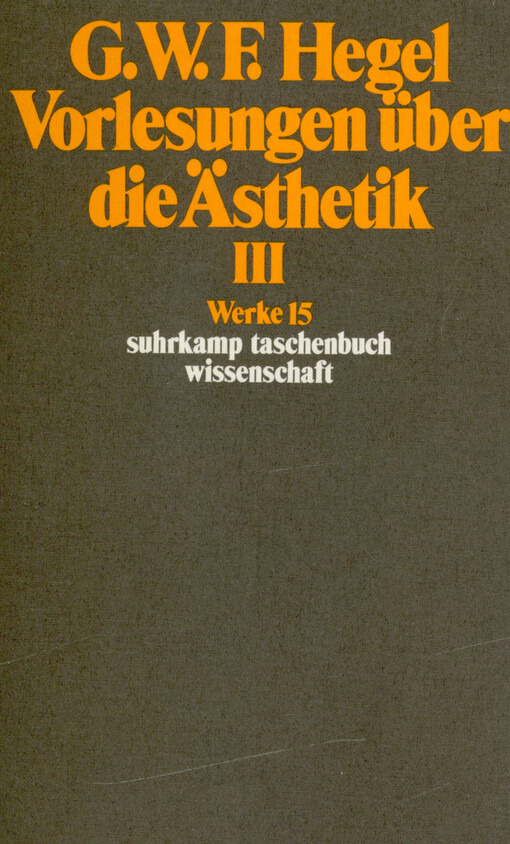 Vorlesungen über die Ästhetik