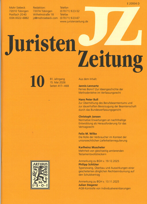 Juristen Zeitung