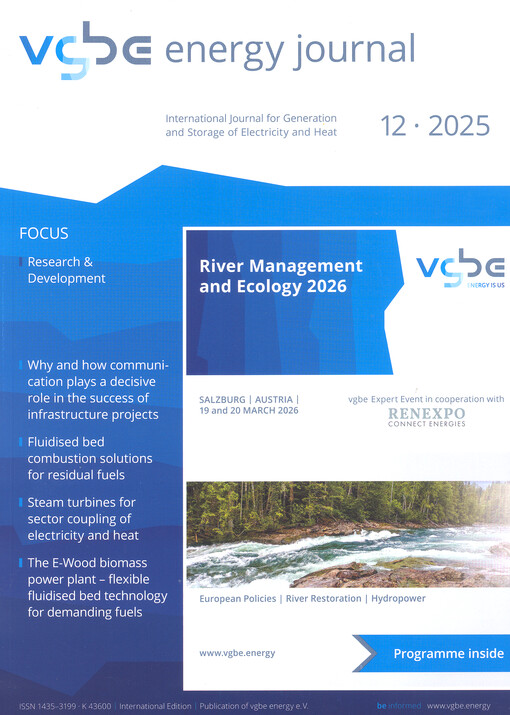 VGBE energy journal : International journal for generation and storage of electricity and heat.